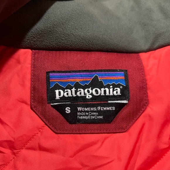Patagonia RUBICON RED BURGUNDY RECCO H2NO Women's Crimson Ski Jacket sizeS - Picture 13 of 16